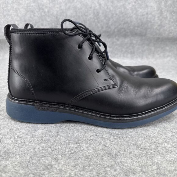 Cole Haan Men's Original Grand Chukka‎ Boot Men's 9 Black Style C34637 Lace Up - Picture 1 of 11